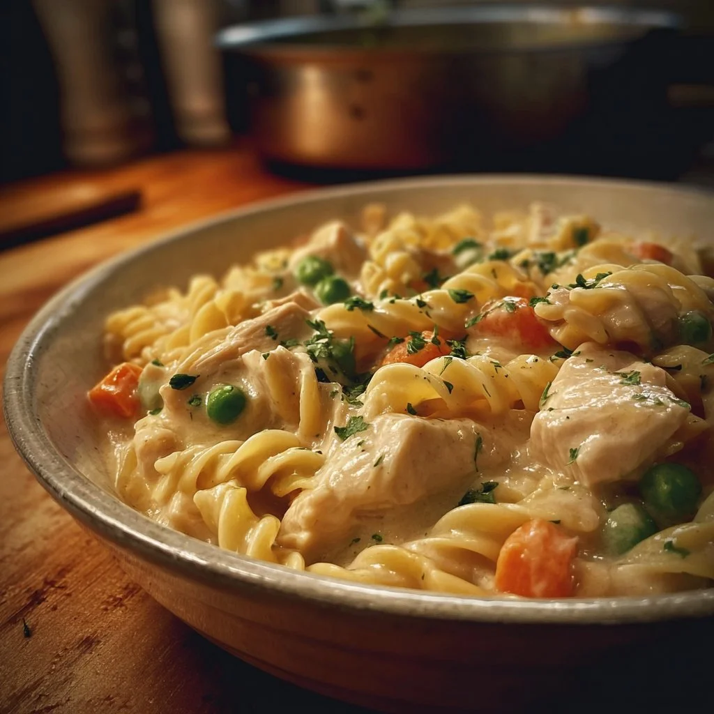 Classic Chicken Pot Pie Pasta
